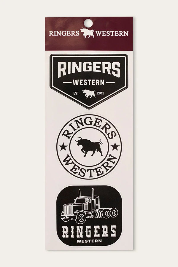 Ringers Western - Logo Sticker (3 Pack) - Truck