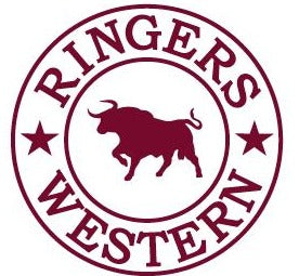 Ringers Western - Classic Sticker - Burgundy