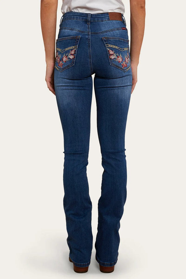 Ringers Western - Womens - Penny High Rise Rodeo Jean - VintageBlue