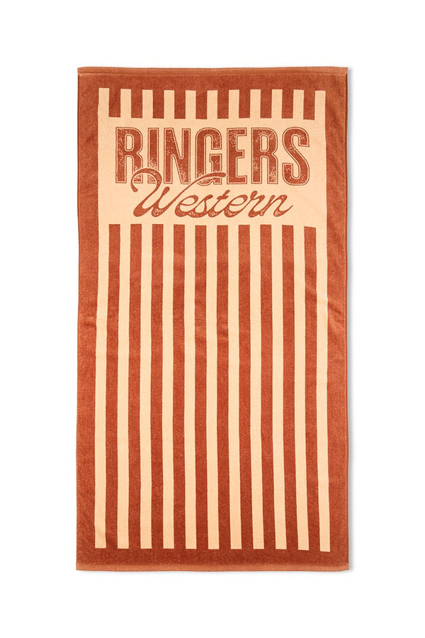 Ringers Western - Towel - RW - Oceanic Stripe Cotton - Tan