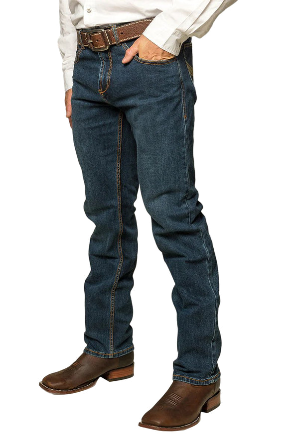Ringers Western - Muster SlimStraight Jean - DarkWash