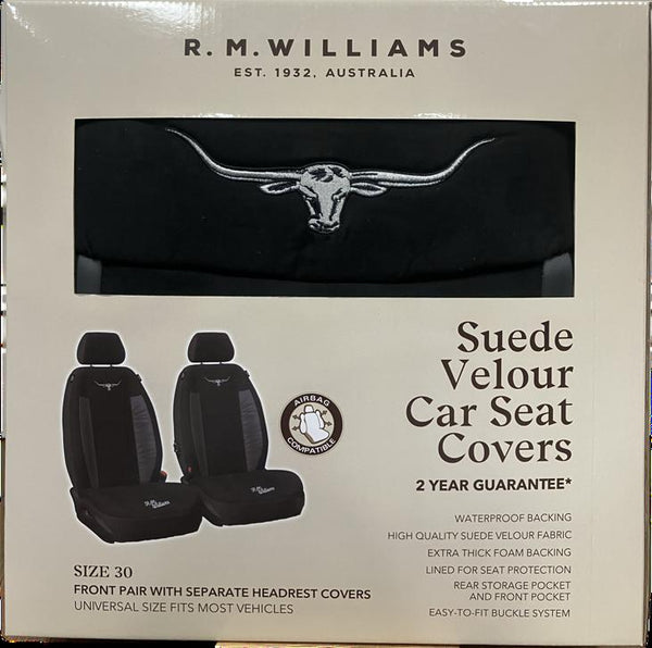 Sperling - Seat Covers RMW Suede Velour - Black