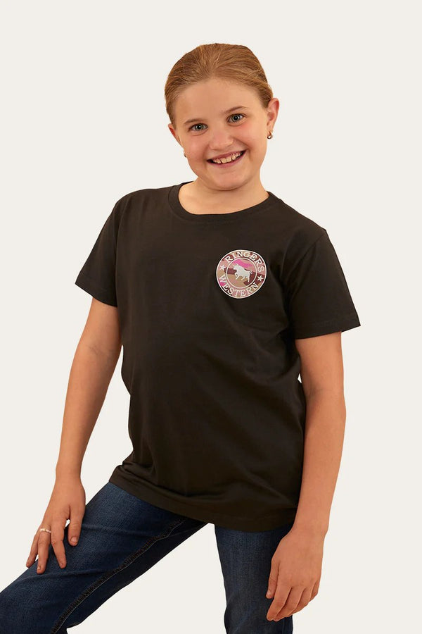Ringers Western - Kids - Signature Bull Classic Tee ~ Charc/PCamo