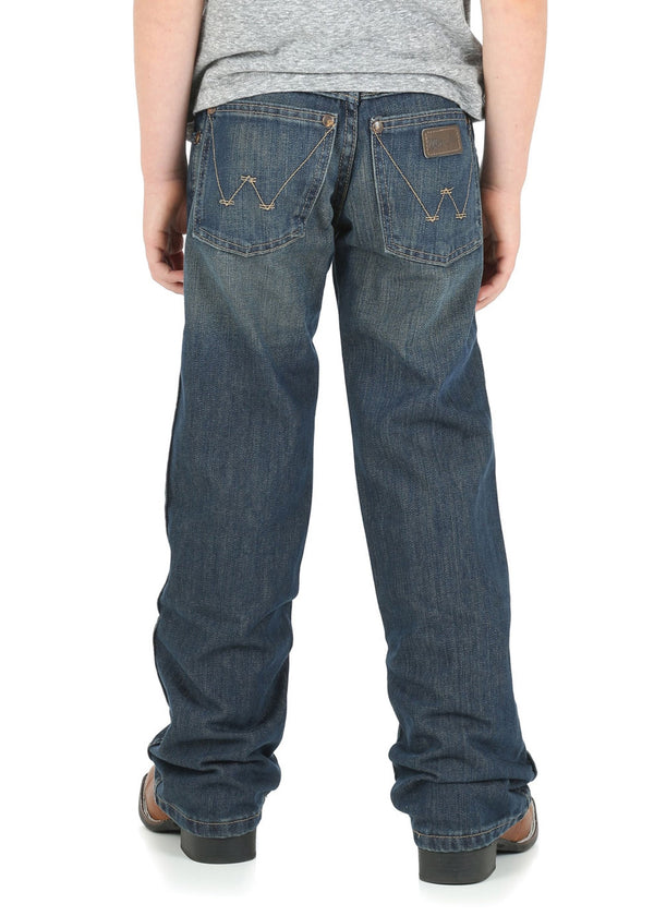 Wrangler - Junior - Retro Western Relaxed Boot Jean~NightSky