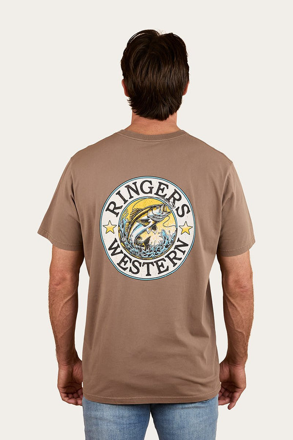 Ringers Western - Mens - Big Catch Loose Tee - Mushroom