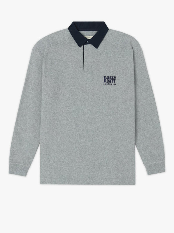 R.M.Williams - Classic RMW Rugby - Grey/Navy