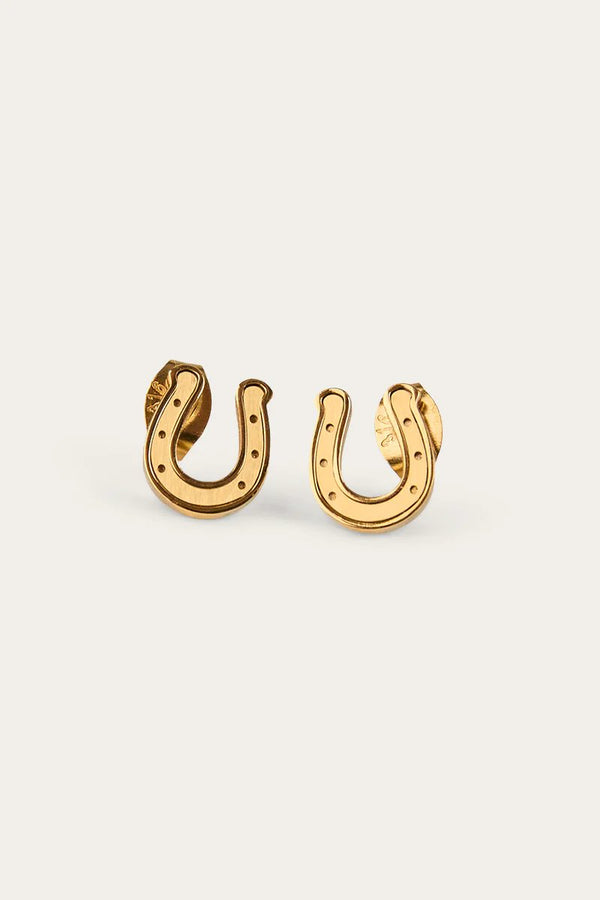 Ringers Western - Lucky Cowgirl Earrings - Gold