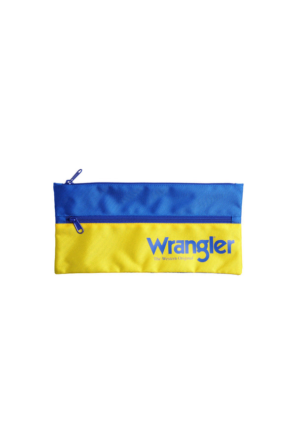 Wrangler - Iconic Pencil Case - Blue/Yellow
