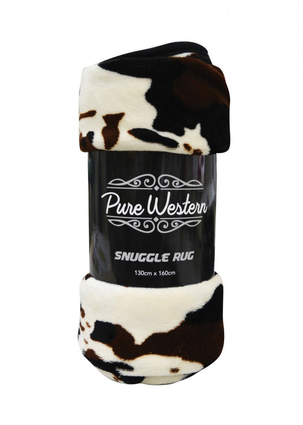 Pure Western - Snuggle Rug - Cow Print