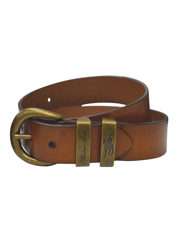 Thomas Cook - Twin Keeper Belt - Brass/Camel