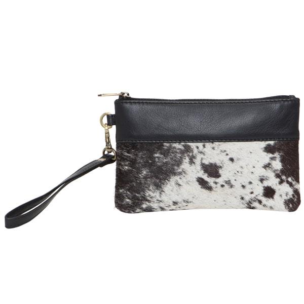 The Design Edge - Cowhide Wales Clutch Jersey - Black