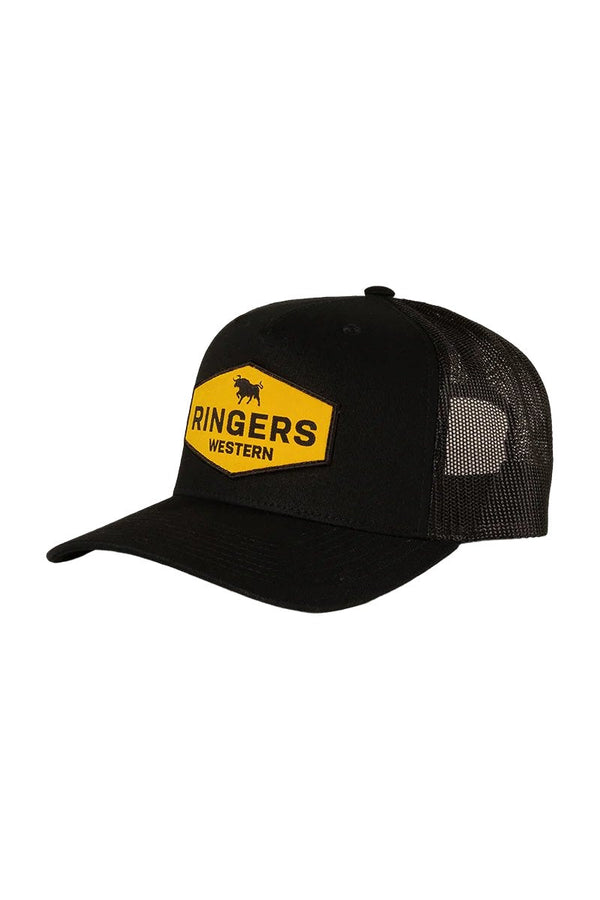 Ringers Western - Cap - Trucker - Scotty - Black