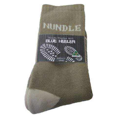 Nundle Woollen Mill - Nundle Work Socks - Sand