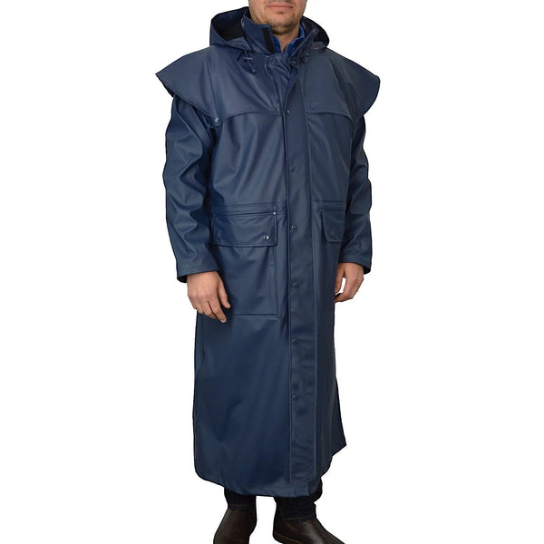 Thomas Cook - Pioneer Long Raincoat - Navy