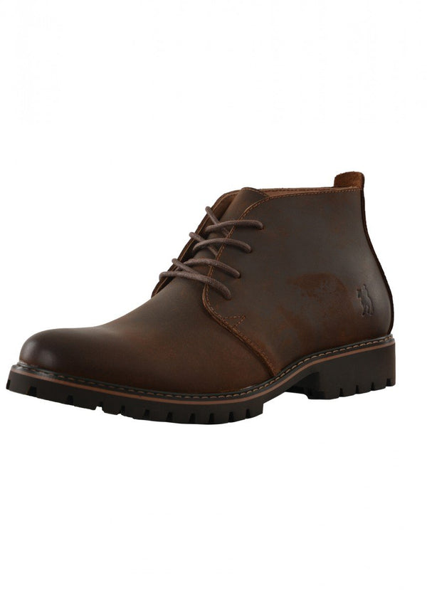 Thomas Cook - Harper Men's Lace Up Boots - Dark Brown
