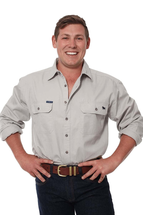 Ringers Western - King River Full Button Shirt - Beige