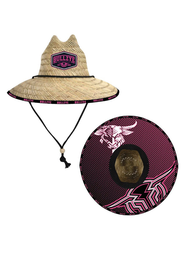 Bullzye - Straw Blazin Hat - Pink