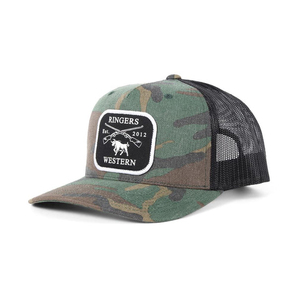Ringers Western - Cap - Trucker - Shotgun - Camo/Black
