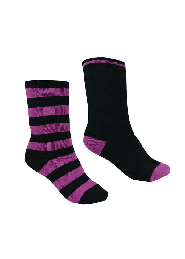 Thomas Cook - Thermal Socks - Purple Orchid/Black