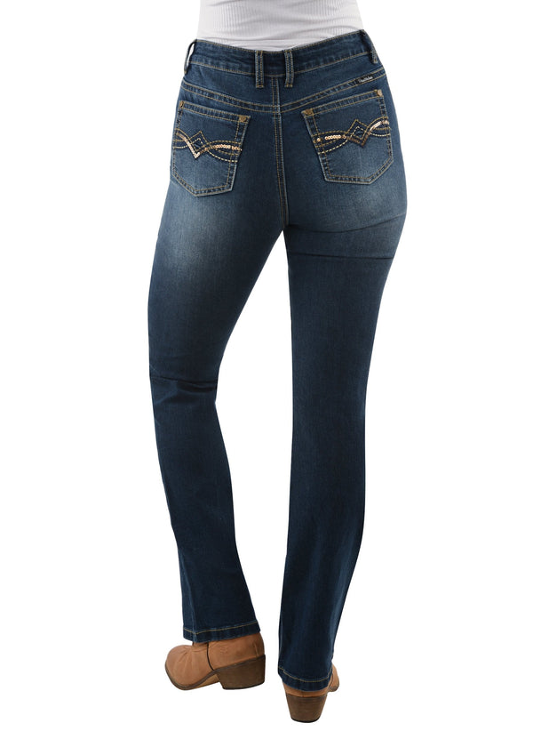 Pure Western - Brady High Waist Bootcut Jean - Midnight