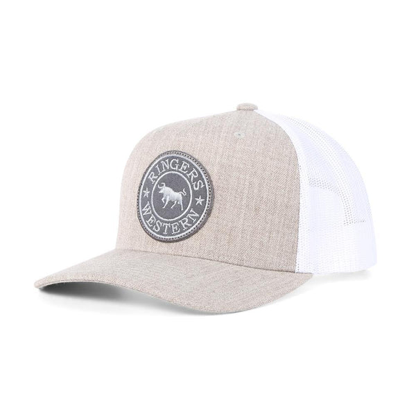 Ringers Western - Cap - Trucker - Grey Marle/White