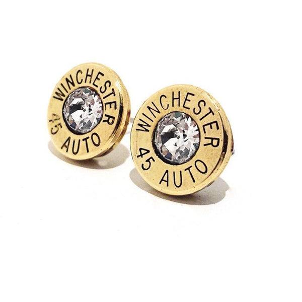 Paisley May - PMB High Calibre Bullet Earring - Brass