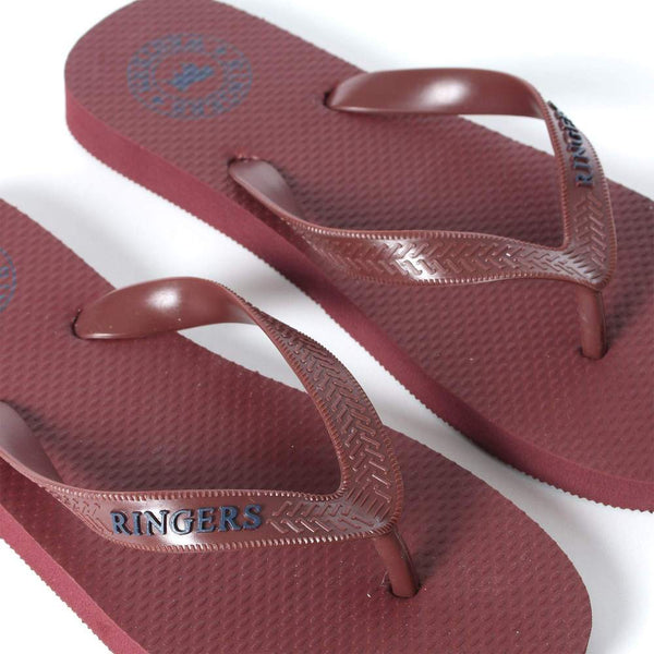 Ringers Western - Pluggers Unisex Thongs - Burgundy