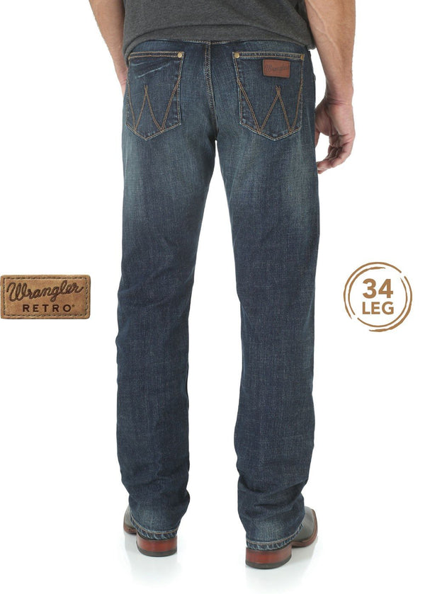 Wrangler - Retro Slim Straight Jean - Bozman - 34 leg