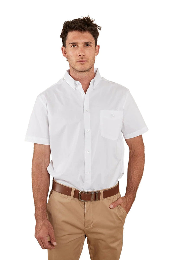 Ringers Western - Heritage Plain Dress Shirt S/S - White