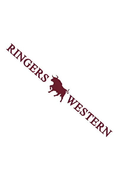 Ringers Western - Die Cut Sticker (Small) - Burgundy