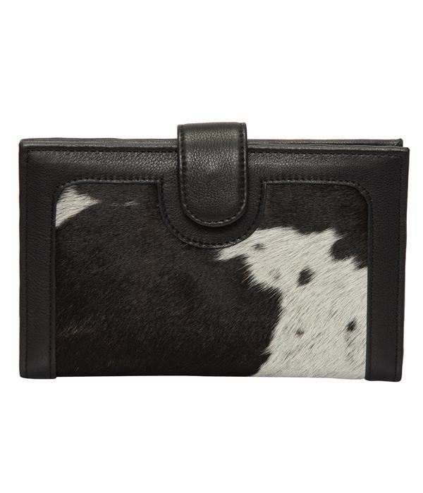 The Design Edge - Cowhide LA Clutch Jersey - Black