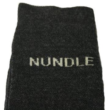 Nundle Woollen Mill - Nundle Business Socks - Charcoal