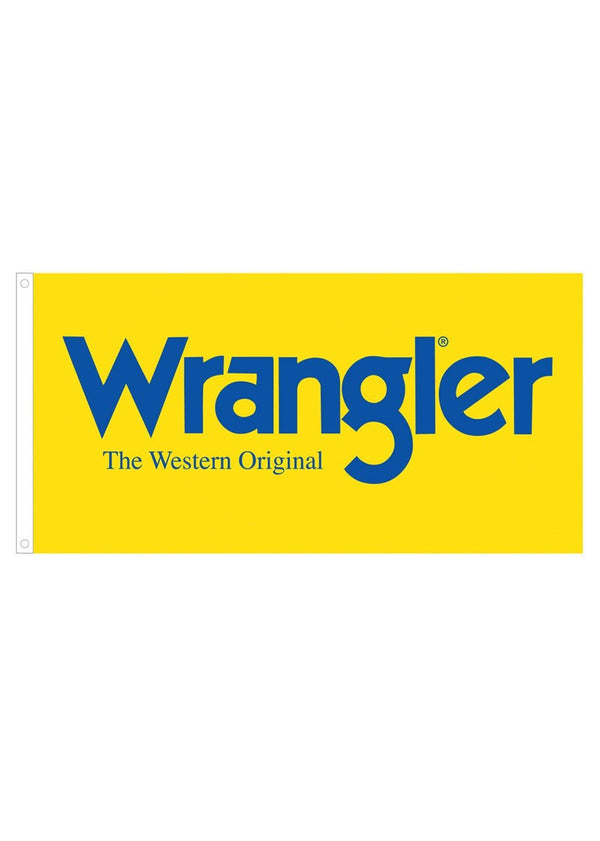 Wrangler - Flag Wrangler Logo - Yellow/Royal Blue