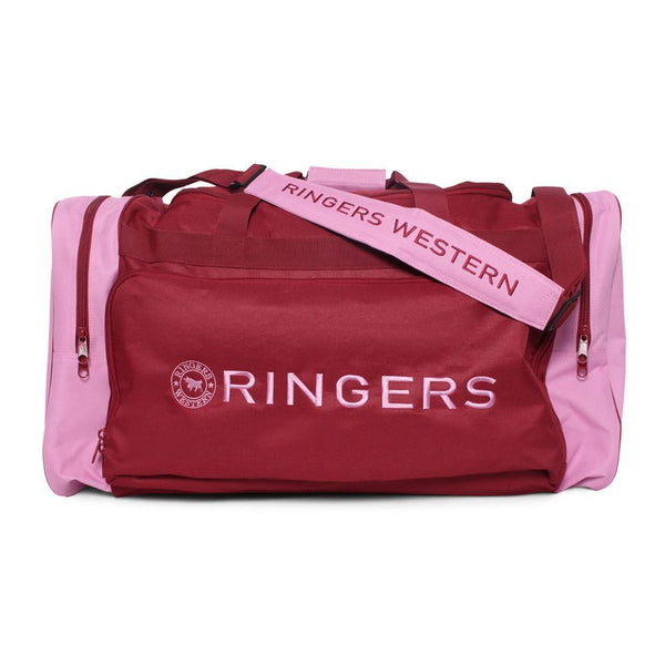 Ringers Western - Coolabah Sports Bag - Burgundy/DustyPink