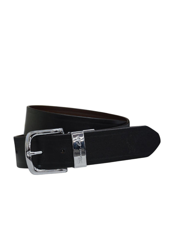 Thomas Cook - Signature Reversible Belt-Silv/Blk/Brown