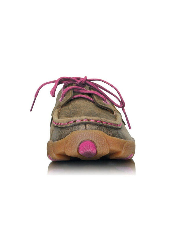 Twisted X - Mocs LaceUp - Neon Pink