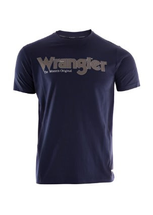 Wrangler - Mens - Ryder Logo Tee - Navy