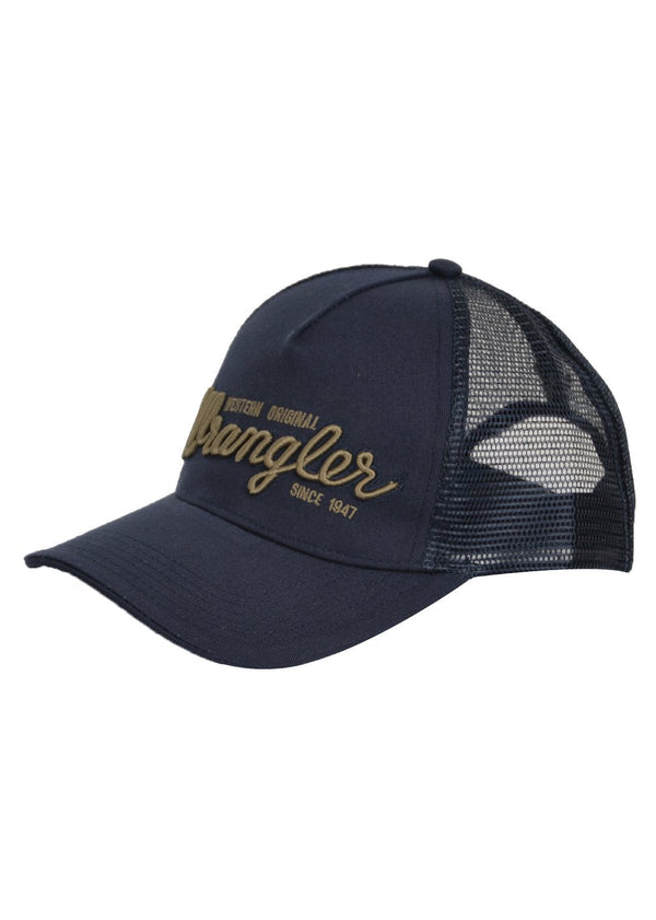 Wrangler - Logo Trucker Cap - Navy