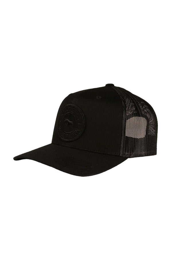 Ringers Western - Cap - Trucker - Black/Black Black Patch