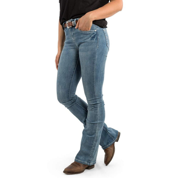 Ringers Western - Katherine Boot Leg Jean - Light Blue